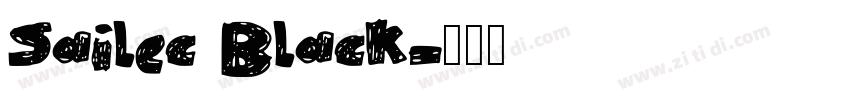 Sailec Black字体转换